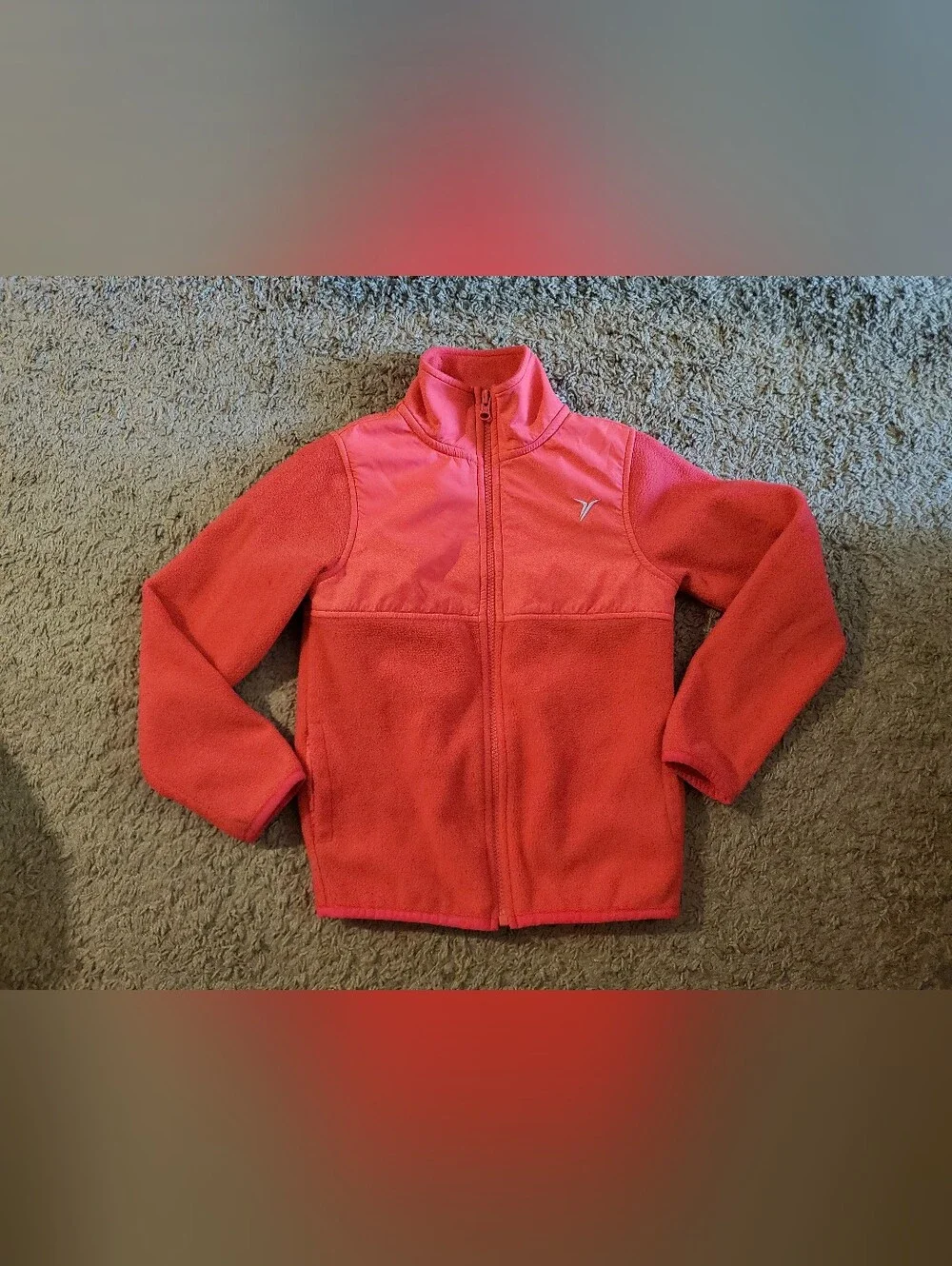 Old Navy Bright Pink Full Zip Jacket- Size M (8)